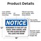 Signmission Remember To Take Off Lab Coats Shoe Covers, 18 in W x Rectangle, Aluminum OS-2PACK-NS-A-1218-L-18029 - alternate 7